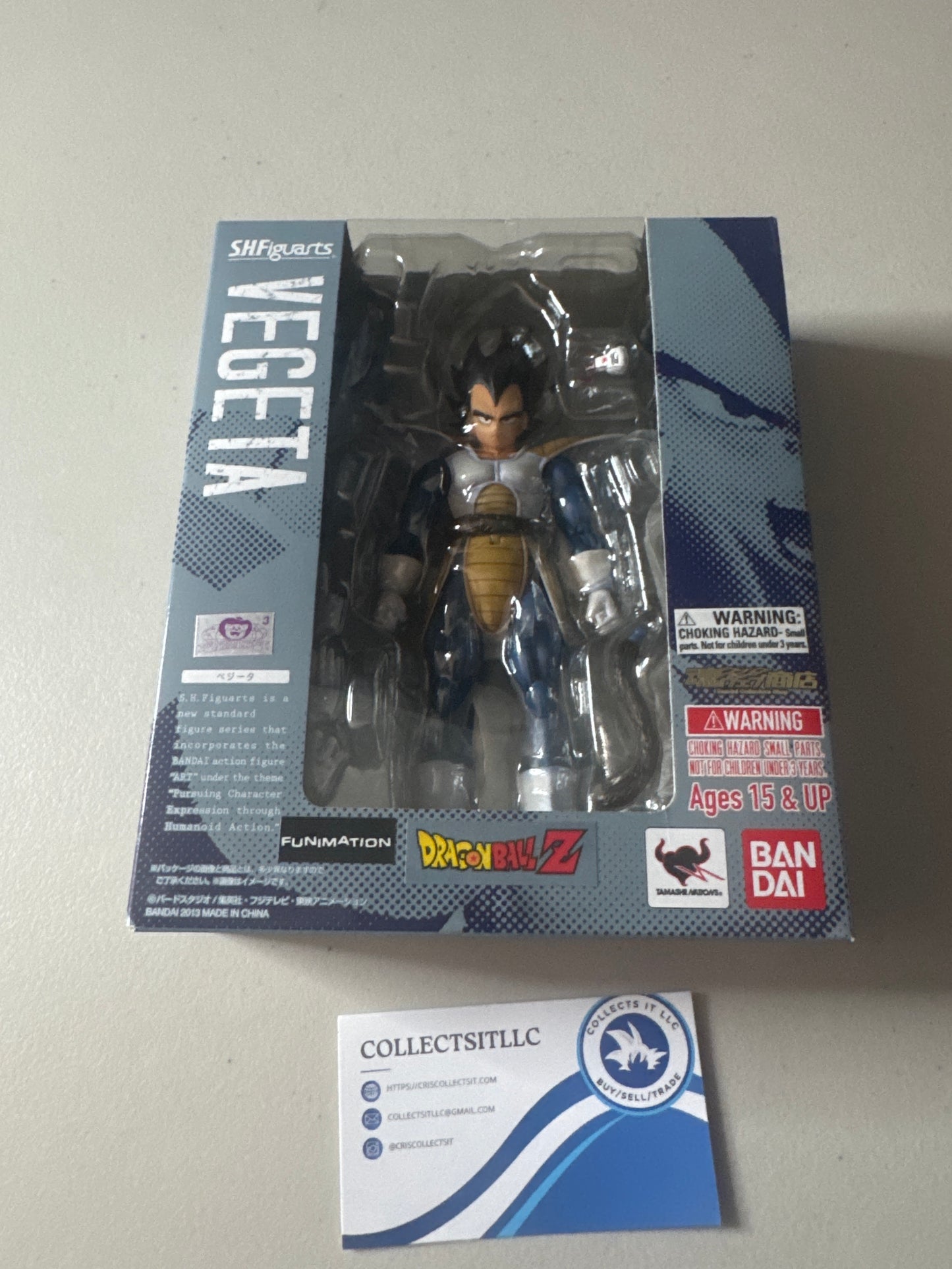 Sh Figuarts Scouter Vegeta 1.0 Sealed