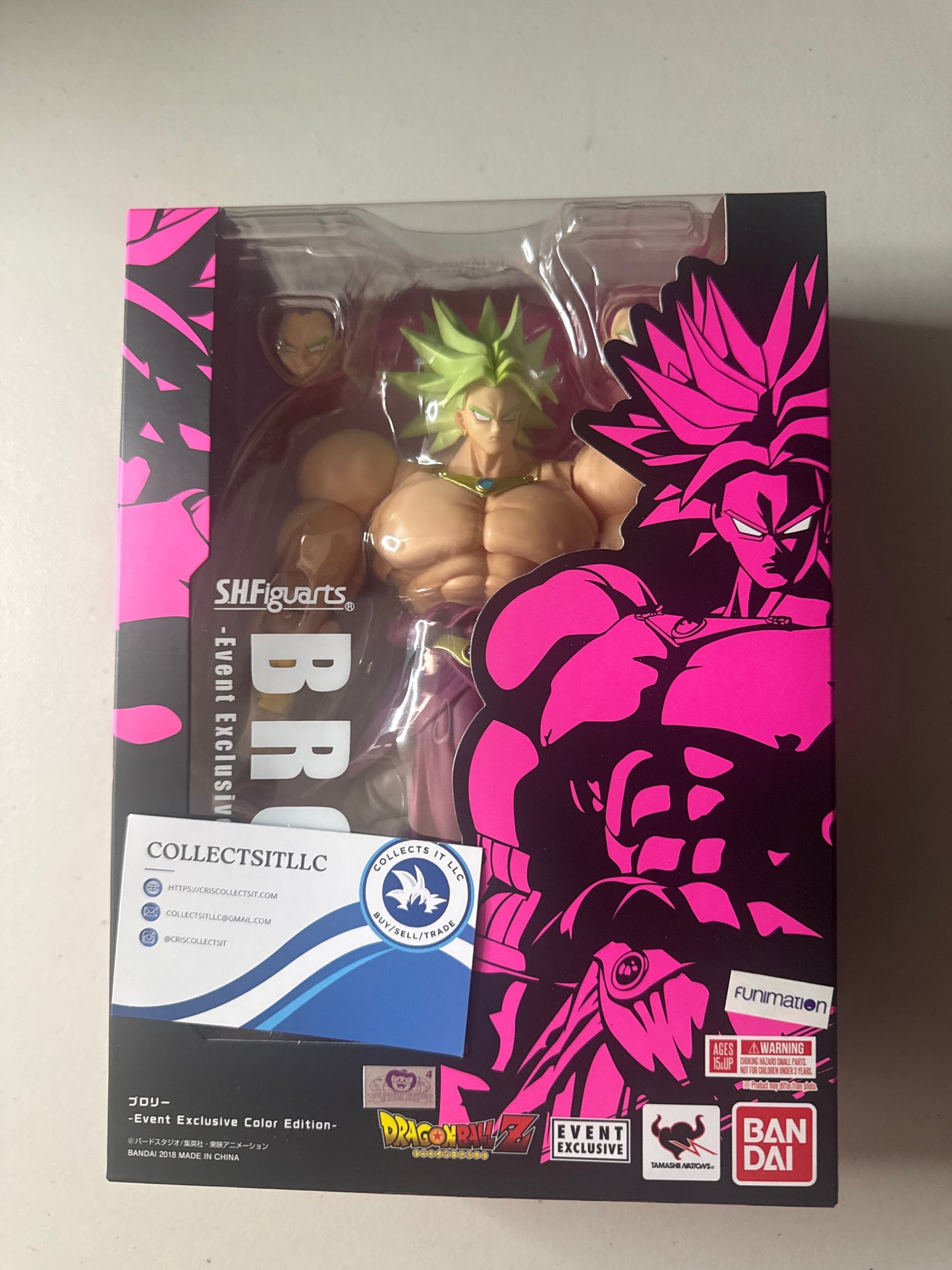 Sh Figuarts Broly 2018 EE Sealed
