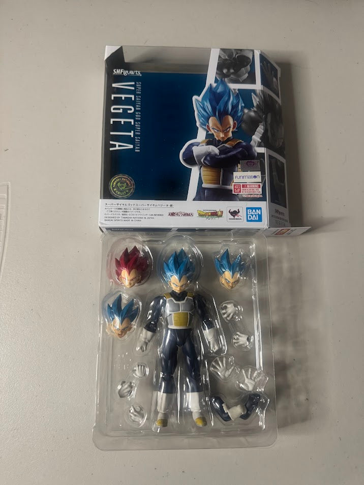 Sh Figuarts SSGSS Vegeta Pre-owned