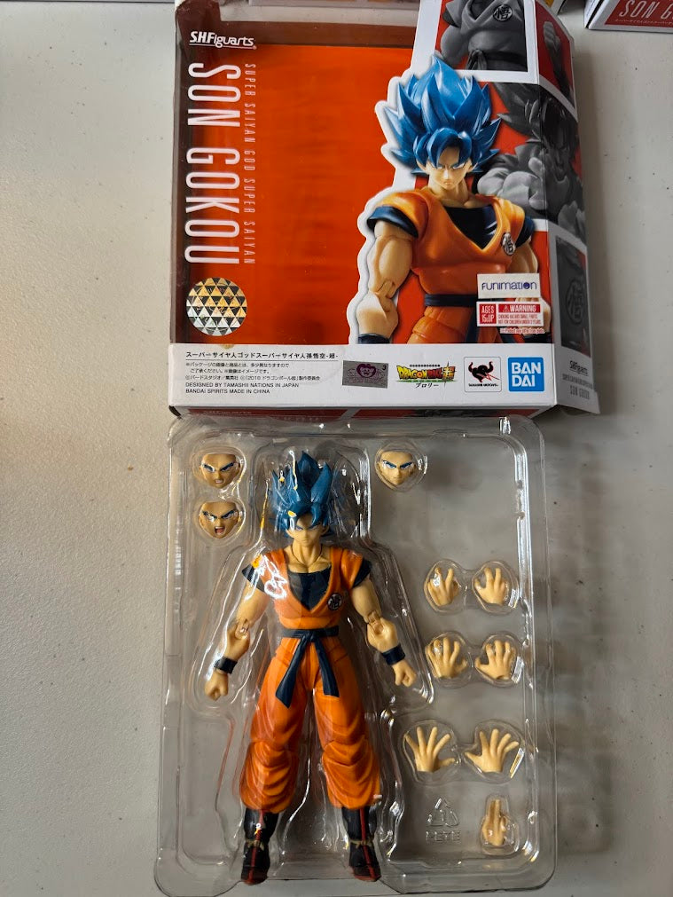 Sh Figuarts Son Goku SSGSS Pre-owned