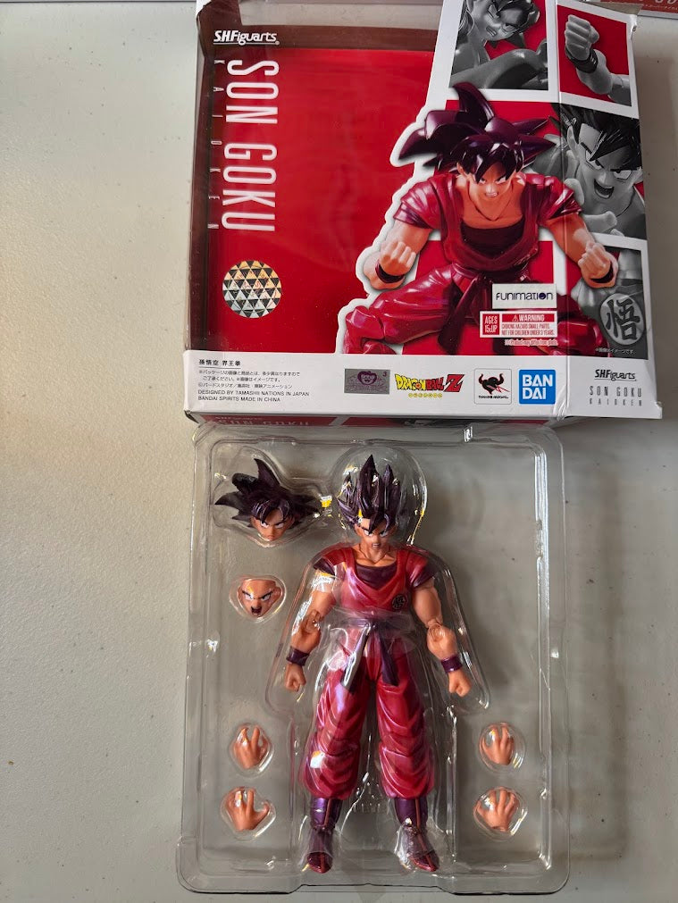 Sh Figuarts Kaoiken Goku Pre-owned