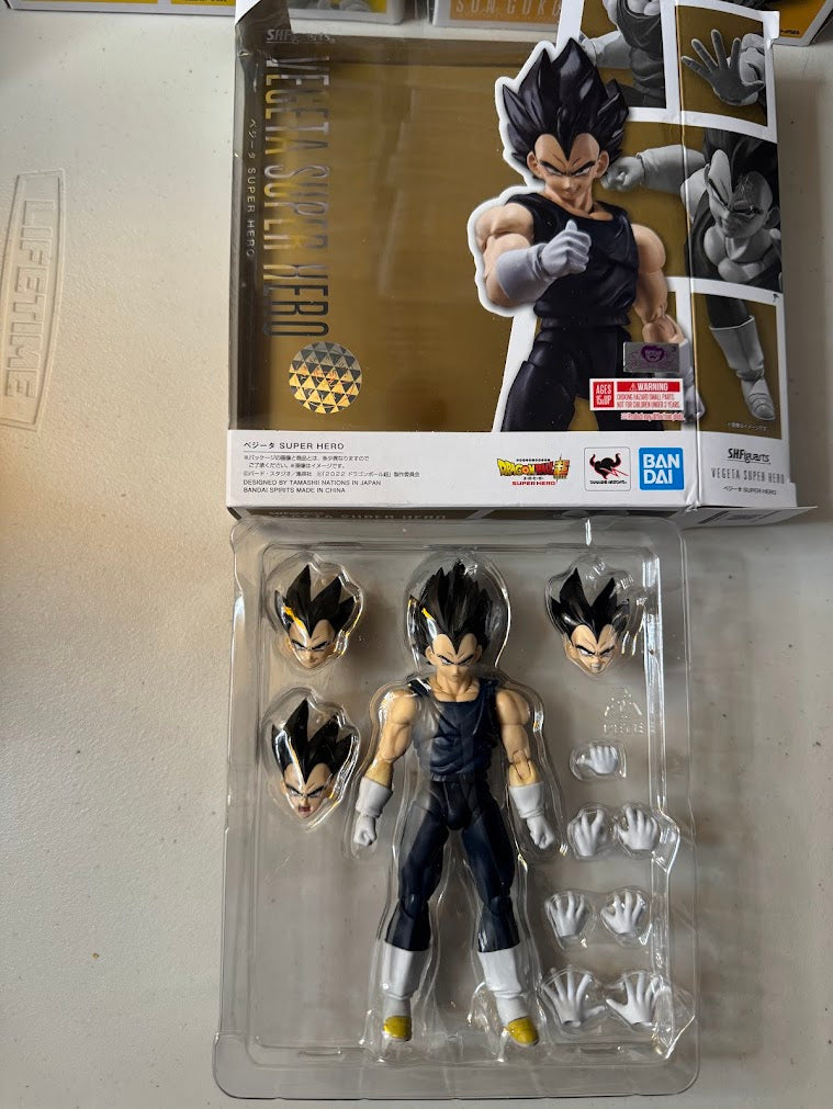 Sh Figuarts Vegeta Super Hero Version Pre-owned