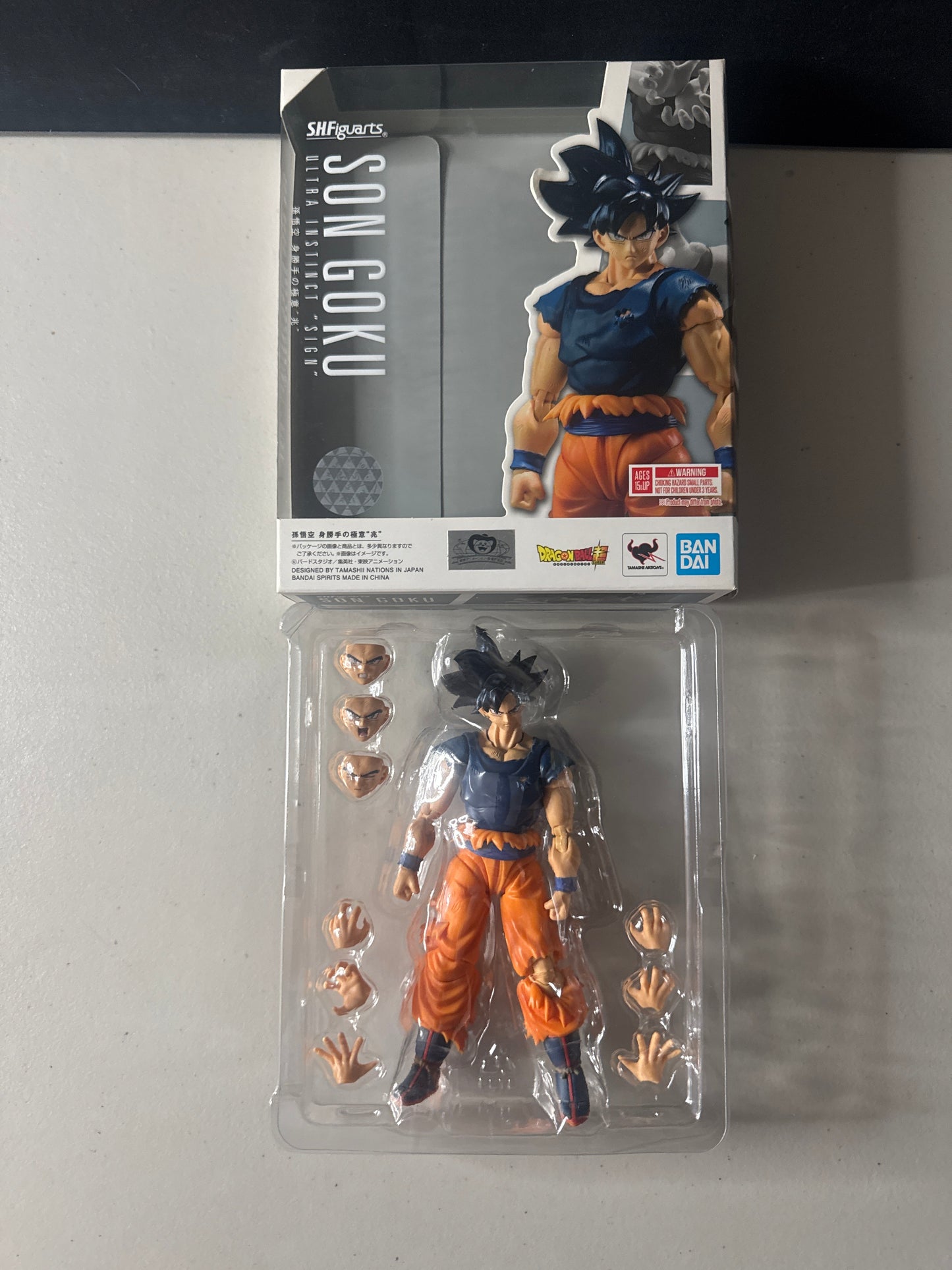 Sh Figuarts UI Sign Goku Open