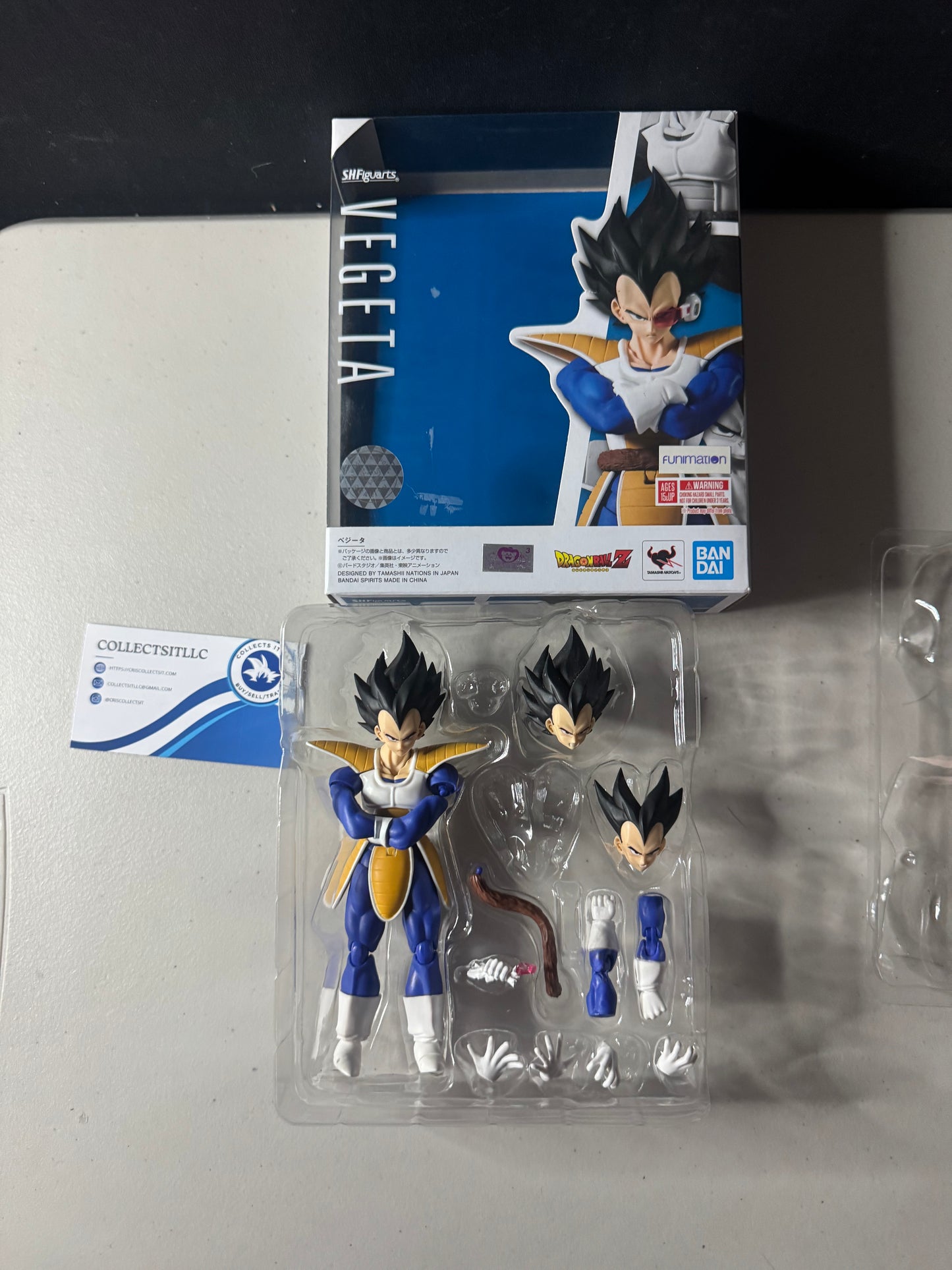 Sh Figuarts Scouter Vegeta Incomplete