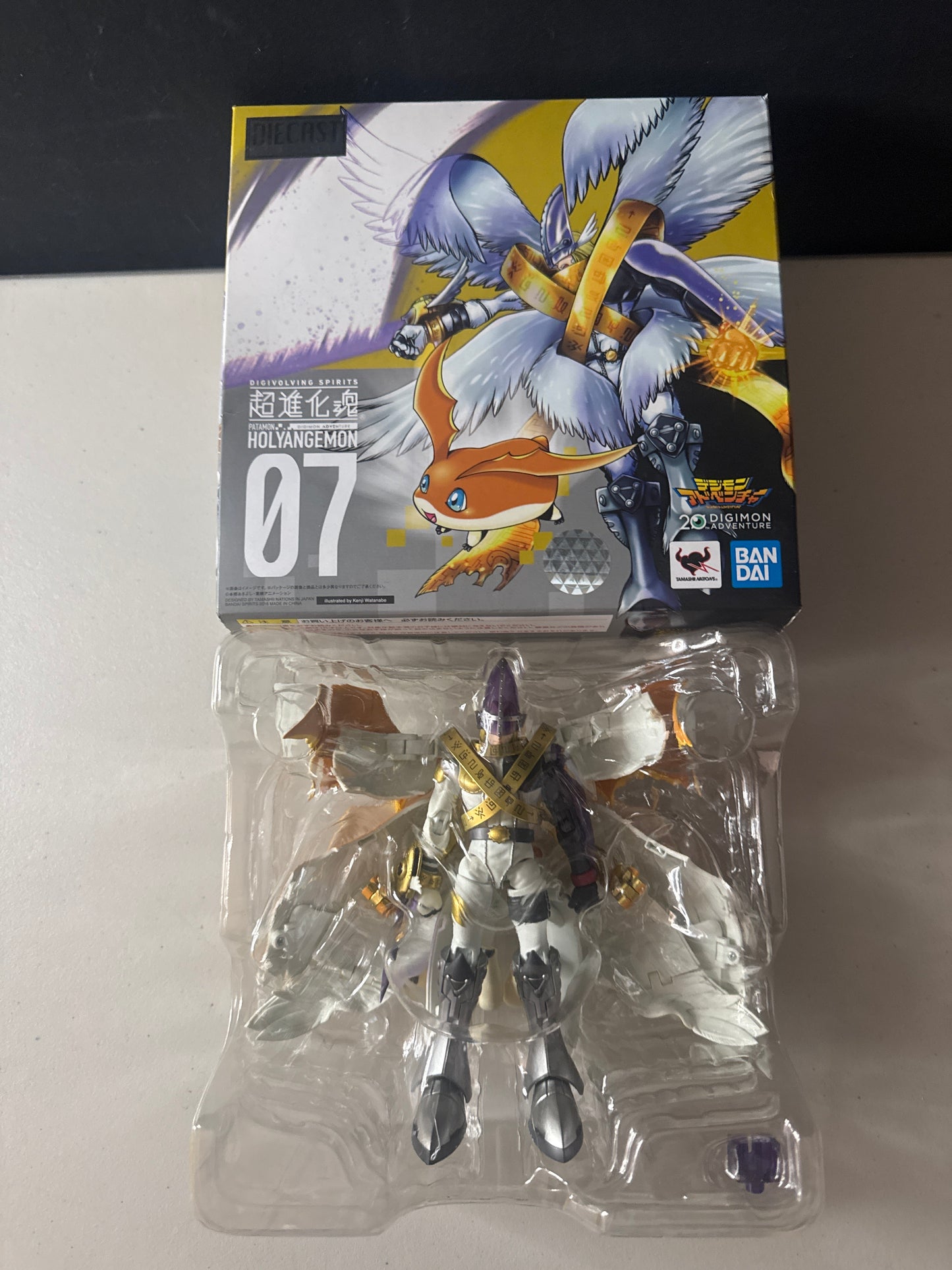 Bandai HOLY ANGEMON Digivolving Spirits 07  Digimon Adventure Figure Japan