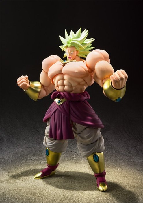 Figuras de acción de Broly Sh Figuarts de la SDCC 2018 usadas