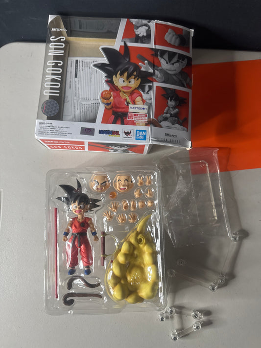 Sh Figuarts kid goku pre-owned