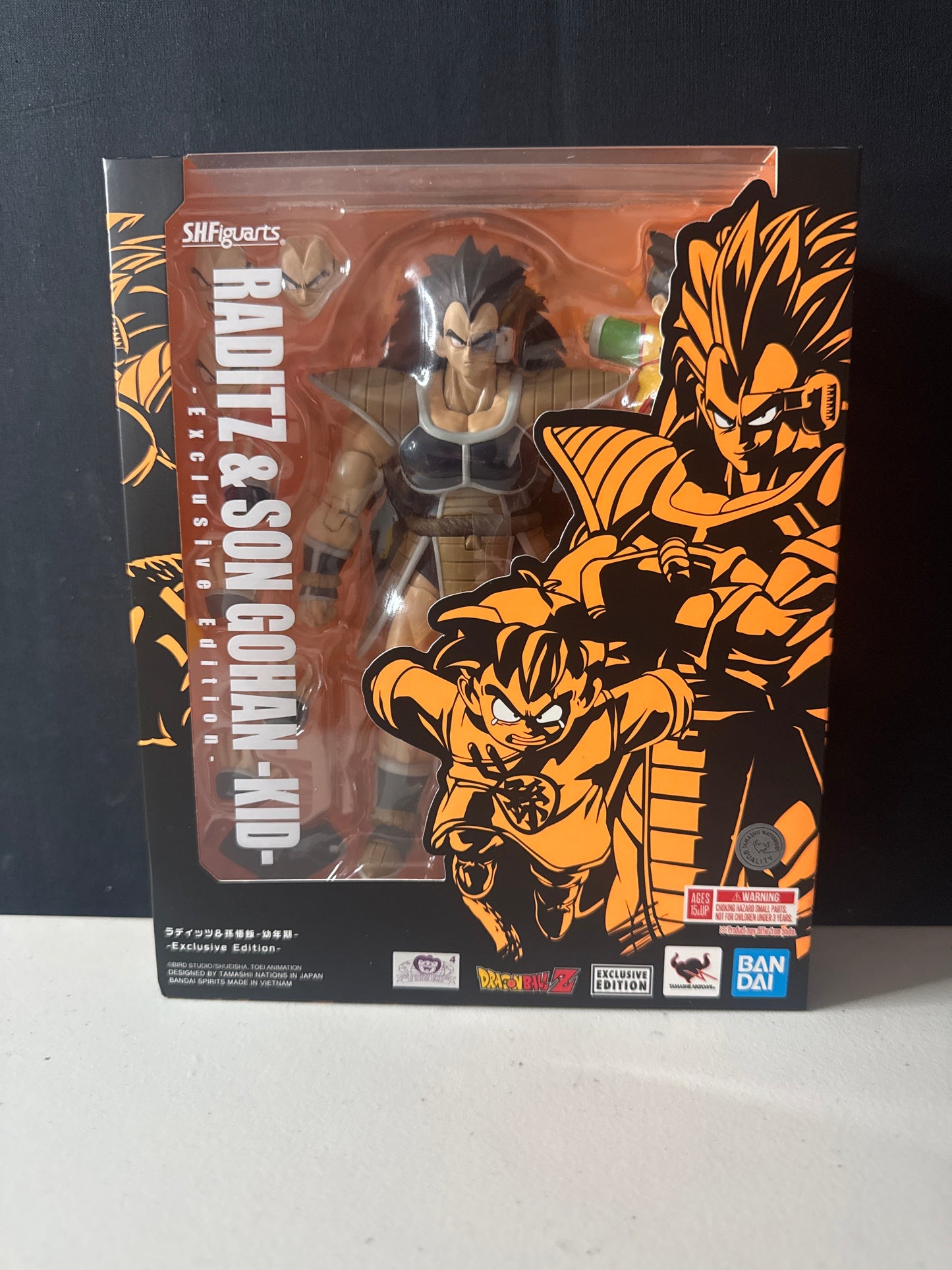 Sh Figuarts Raditz And Gohan Pre-owned