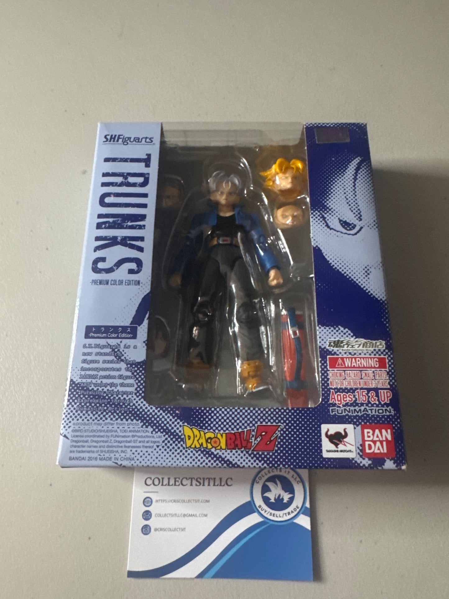Sh Figuarts Trunks Premium Color 1.0 SEALED
