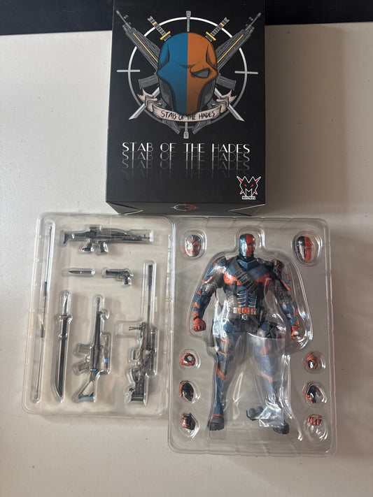 STAB OF THE HADES DEATHSTROKE  By MixMax MX07 MEZCO 3rd Party Complete & Minty!