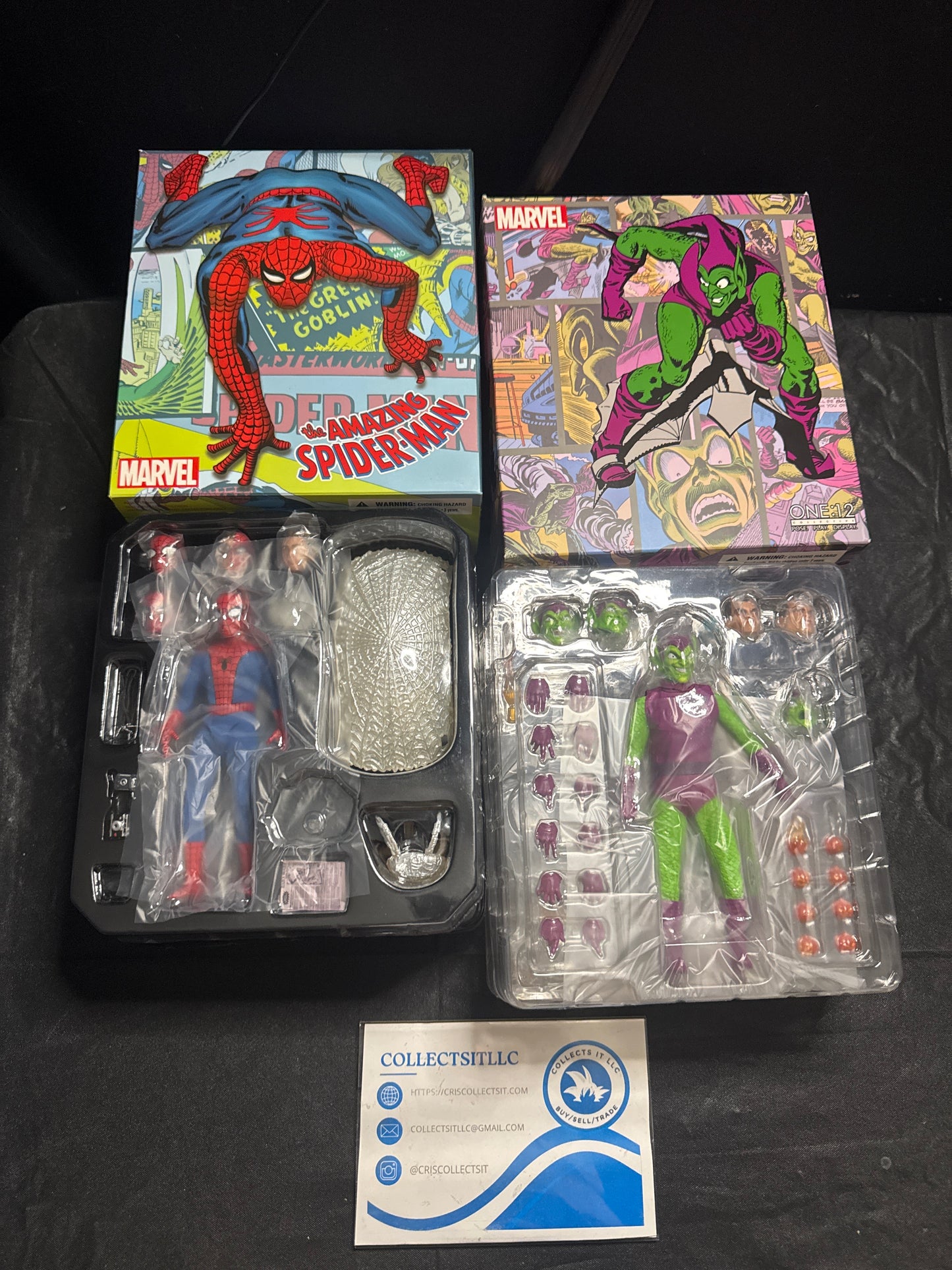 Mezco Spider-Man and Green Goblin