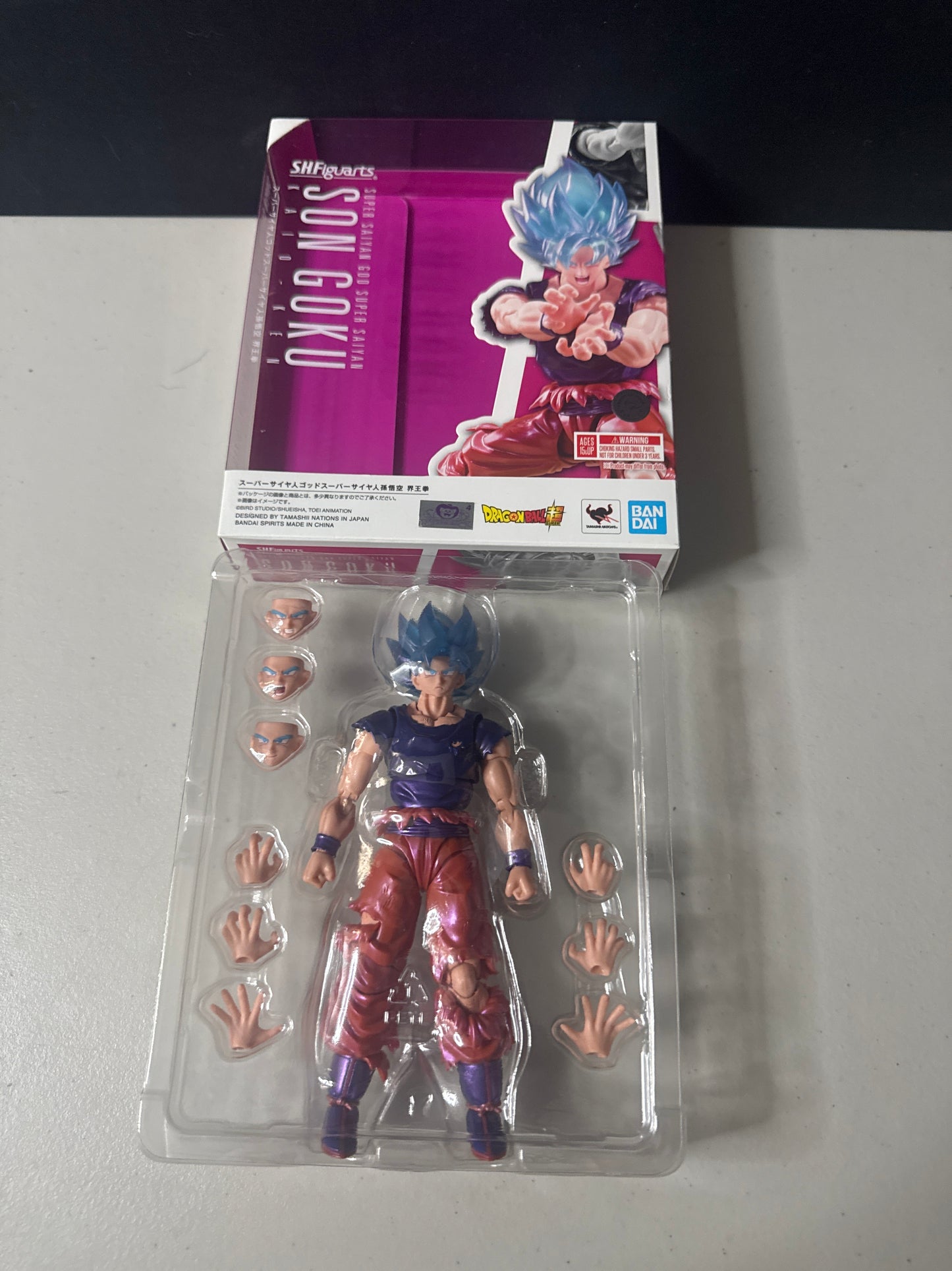 sh figuarts kaioken goku
