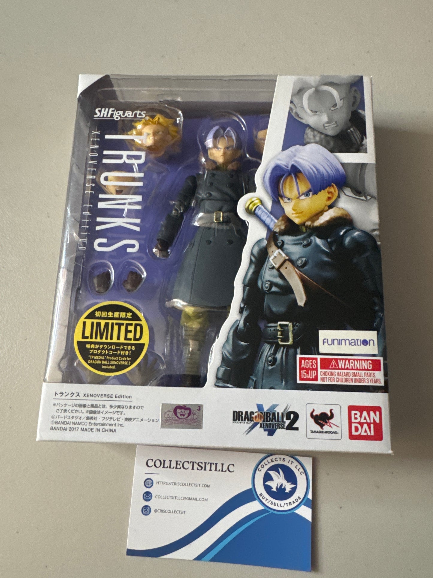 Sh Figuarts Xenoverse Trunks Sealed