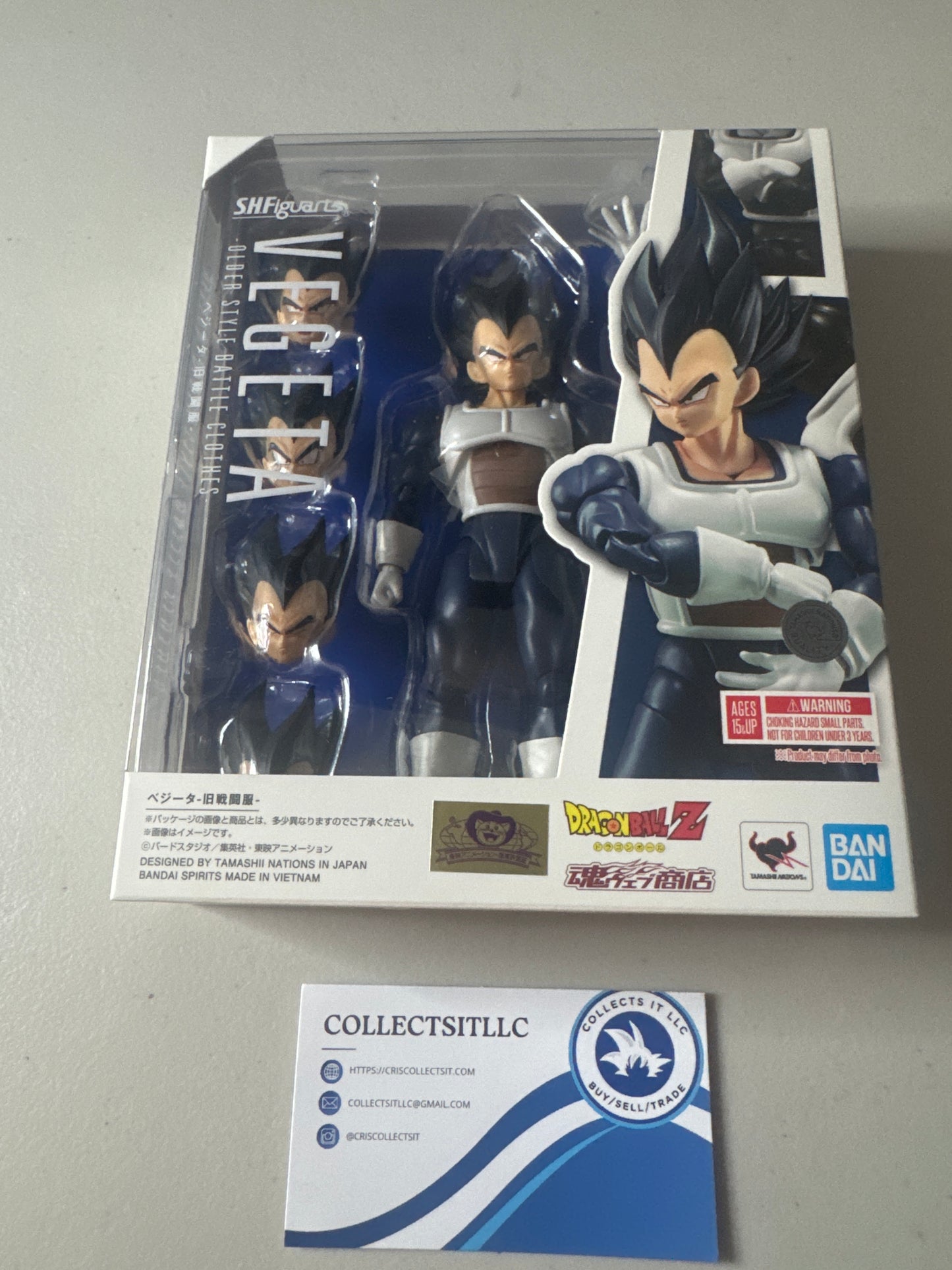 Sh Figuarts Vegeta Older Style New