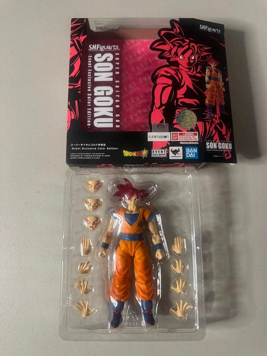 Sh Figuarts EE God Goku Pre-owned