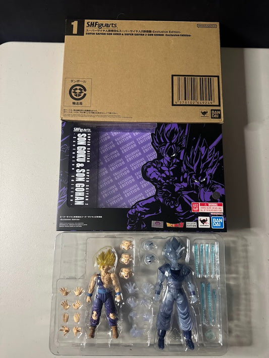 Sh Figuarts Goku and Gohan Pre-owned