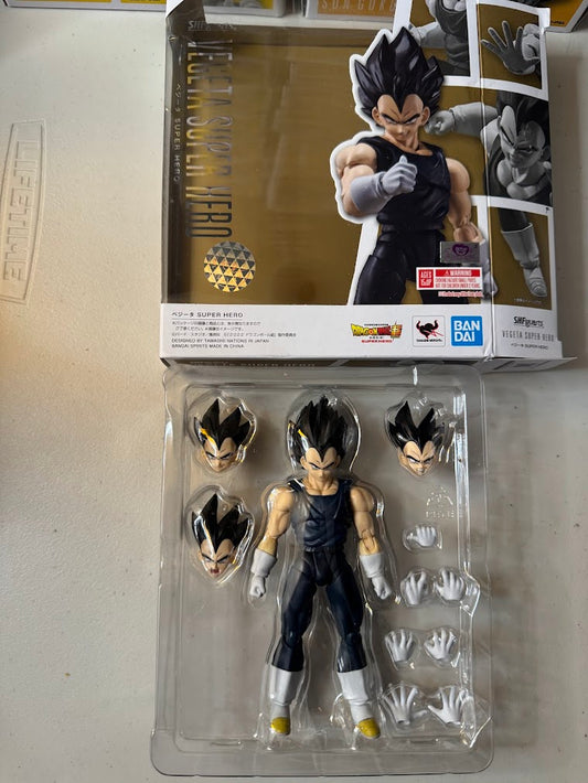 Sh Figuarts Vegeta Super Hero Version Pre-owned